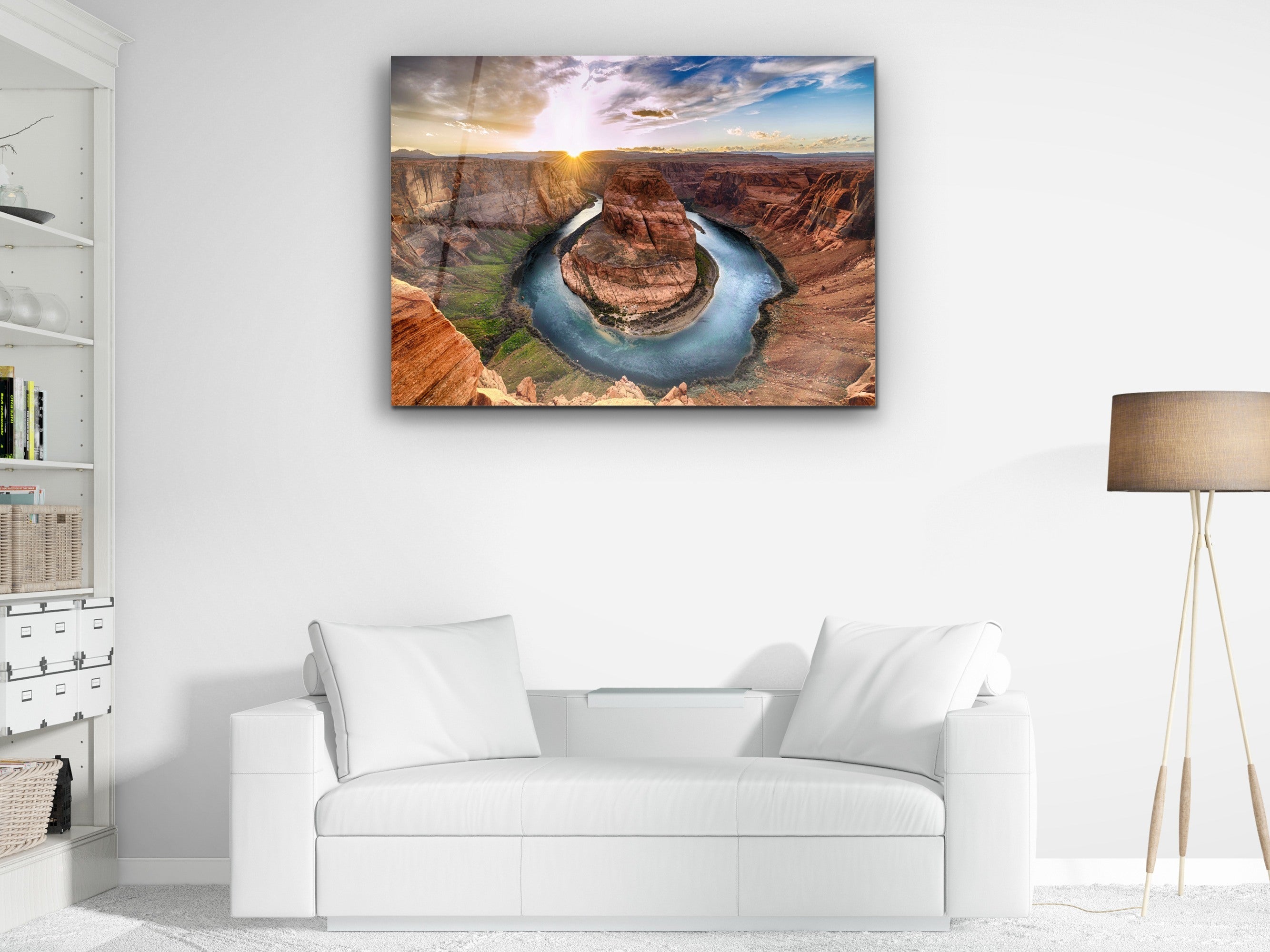 ・"mystery of Glen Canyon"・Glass Wall Art