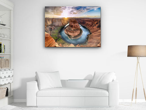・"mystery of Glen Canyon"・Glass Wall Art