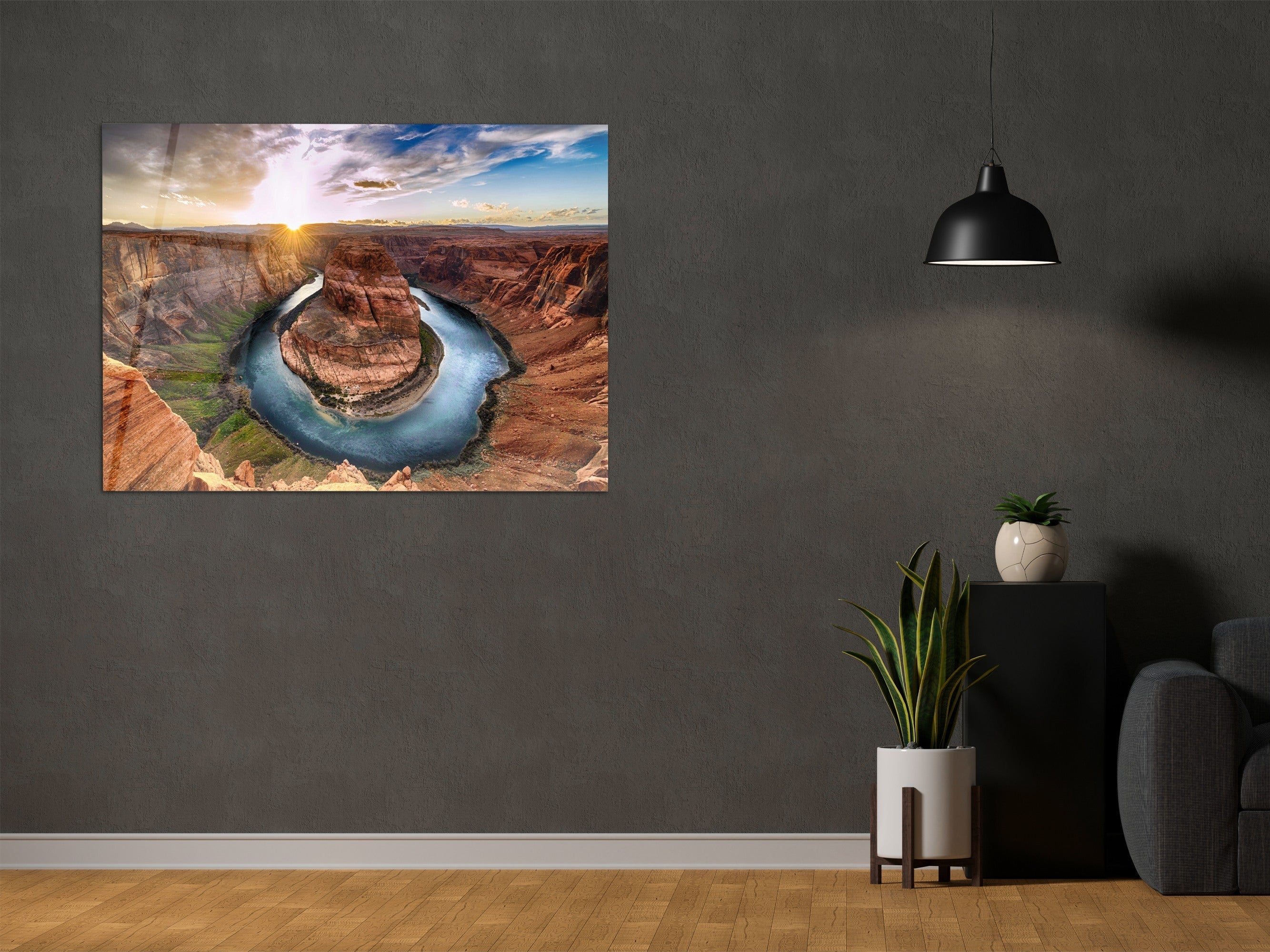 ・"mystery of Glen Canyon"・Glass Wall Art